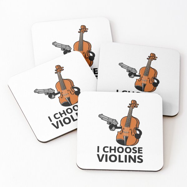 Item preview, I Choose Violins! Funny Violin Pun designed and sold by PMCreative.