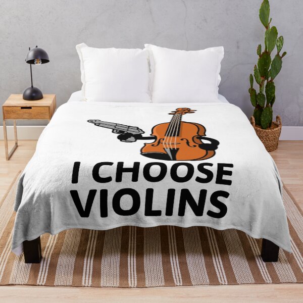 Item preview, I Choose Violins! Funny Violin Pun designed and sold by PMCreative.