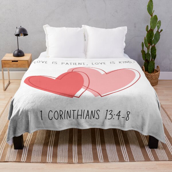 Item preview, Cute Christian 1 Corinthians 13:4-8 Scripture Hearts designed and sold by daughterinchrist93.