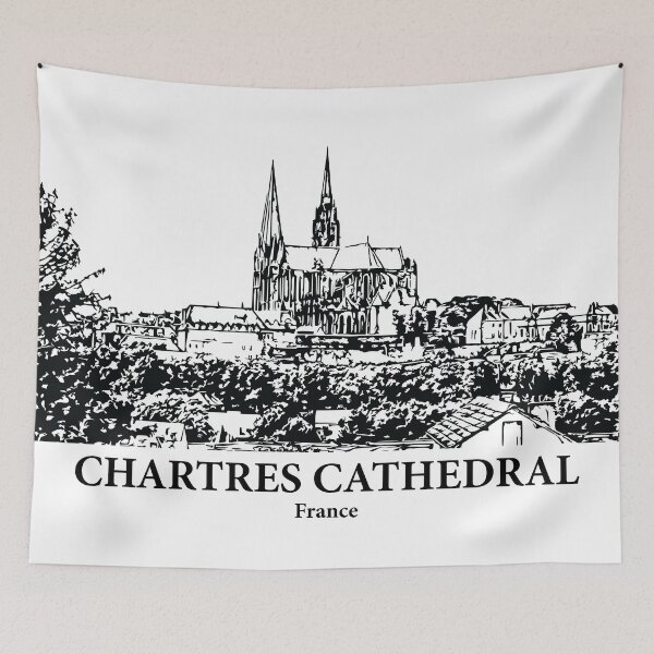 Item preview, Chartres Cathedral - France designed and sold by Lakeric Cityscapes.