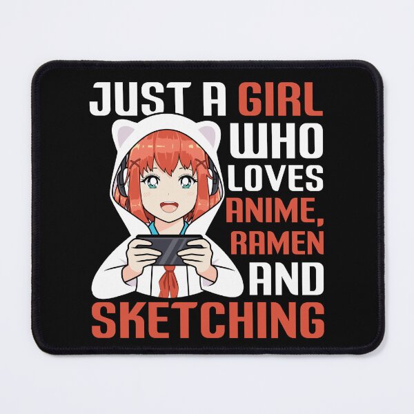 Artikelvorschau, Anime, Ramen und Sketching Girl entworfen und verkauft von DarylWelsh2024.