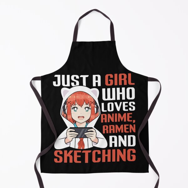 Artikelvorschau, Anime, Ramen und Sketching Girl entworfen und verkauft von DarylWelsh2024.