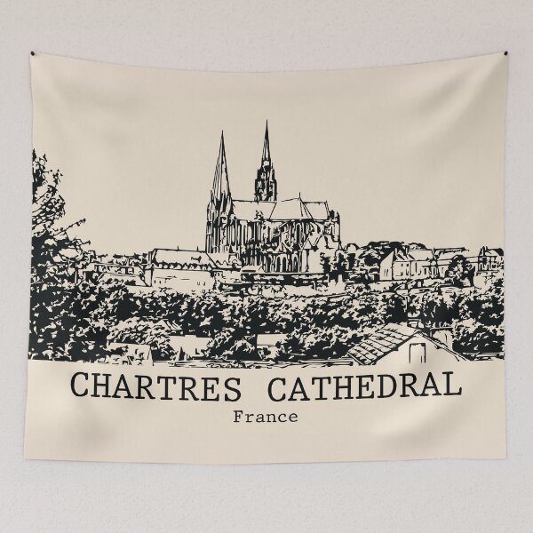 Item preview, Chartres Cathedral - France designed and sold by Lakeric Cityscapes.