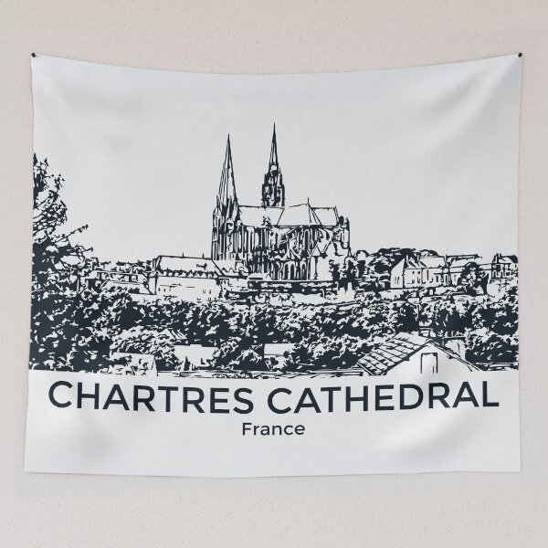 Item preview, Chartres Cathedral - France designed and sold by Lakeric Cityscapes.