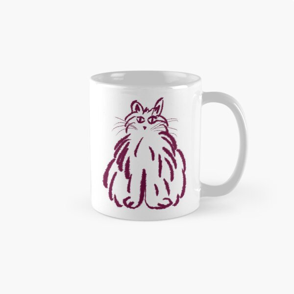 Item preview, Fluffy cat illustration designed and sold by lizxlizz.