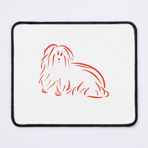 Item preview, Fluffy dog illustration designed and sold by lizxlizz.