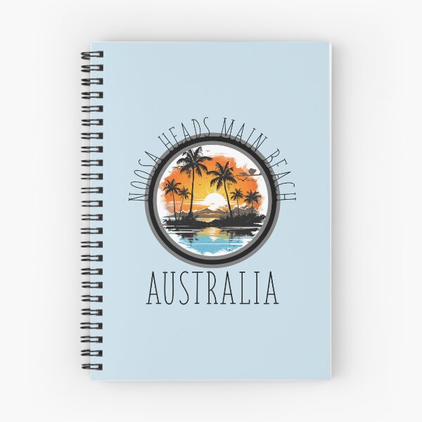Item preview, Noosa Heads Main Beach, Australia (with Black Lettering) designed and sold by VelvetRoom.