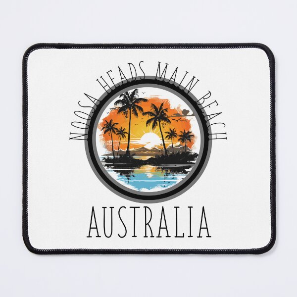 Item preview, Noosa Heads Main Beach, Australia (with Black Lettering) designed and sold by VelvetRoom.