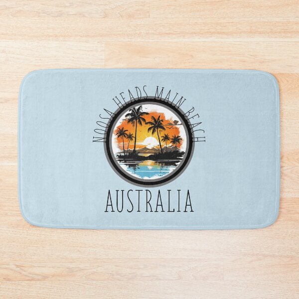 Item preview, Noosa Heads Main Beach, Australia (with Black Lettering) designed and sold by VelvetRoom.