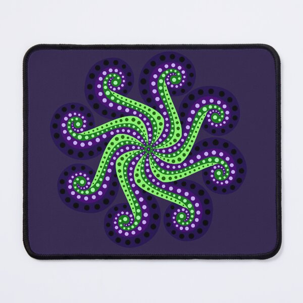 Item preview, Fascinating Green and Purple Swirl designed and sold by WildGuess5.