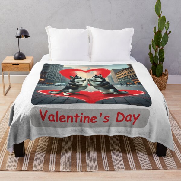 Item preview, Two dogs who love each other. Valentine's day designed and sold by GiCapgraphics.