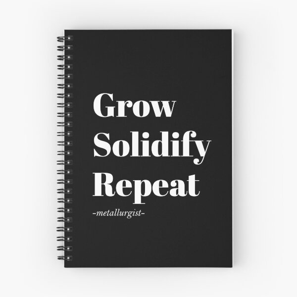 Item preview, Grow Solidify Repeat - Metallurgist Funny Design designed and sold by Geeky Giggles.