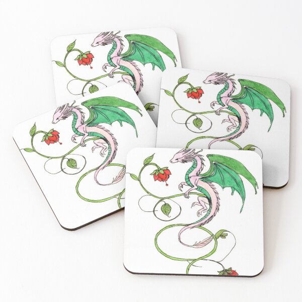 Item preview, Jade Vine Dragon designed and sold by Scribbles & Doodles by Jinx.