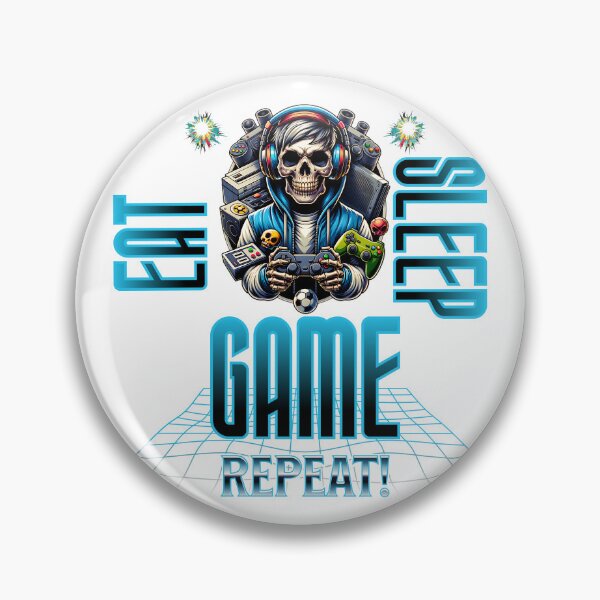 Item preview, Eat.Sleep.Game.Repeat Hardcore gaming  designed and sold by TeerifficTees4U.