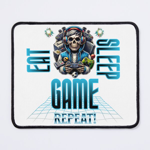 Item preview, Eat.Sleep.Game.Repeat Hardcore gaming designed and sold by TeerifficTees4U.