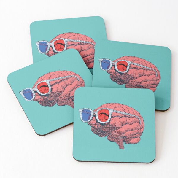 Item preview, Brain with 3D Glasses designed and sold by Pintwich.