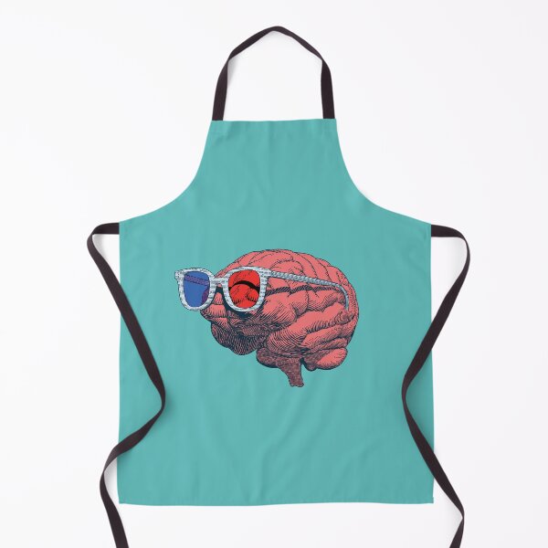 Item preview, Brain with 3D Glasses designed and sold by Pintwich.