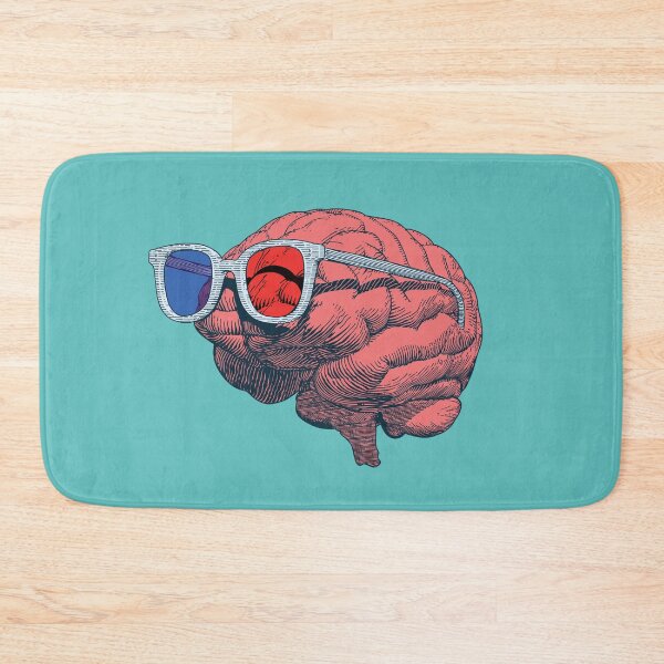 Item preview, Brain with 3D Glasses designed and sold by Pintwich.