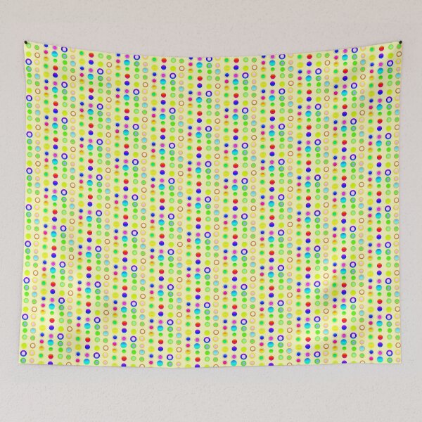 Item preview, Yellow colorful abstract dots | yellowish bright geometric dotted pattern designed and sold by lausn.