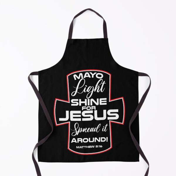 Item preview, Mayo Light Shine for Jesus Funny Christian Mayonnaise designed and sold by Dressed For Duty.
