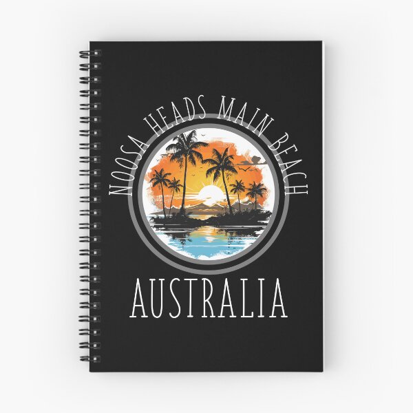 Item preview, Noosa Heads Main Beach, Australia (with White Lettering) designed and sold by VelvetRoom.