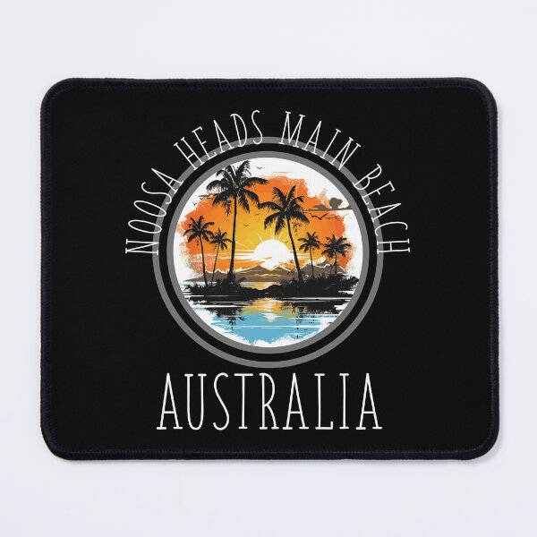 Item preview, Noosa Heads Main Beach, Australia (with White Lettering) designed and sold by VelvetRoom.