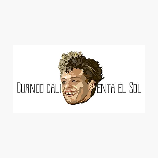 Luis Miguel Photographic Print