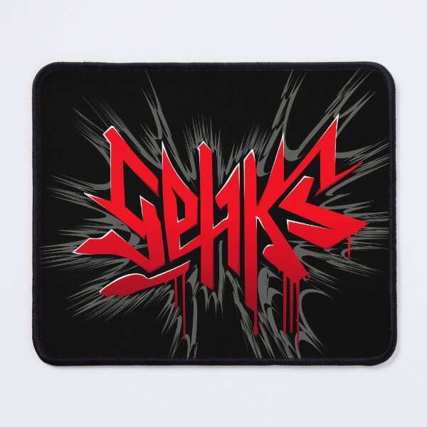 Item preview, sehks red explosion graffiti designed and sold by manuvila.