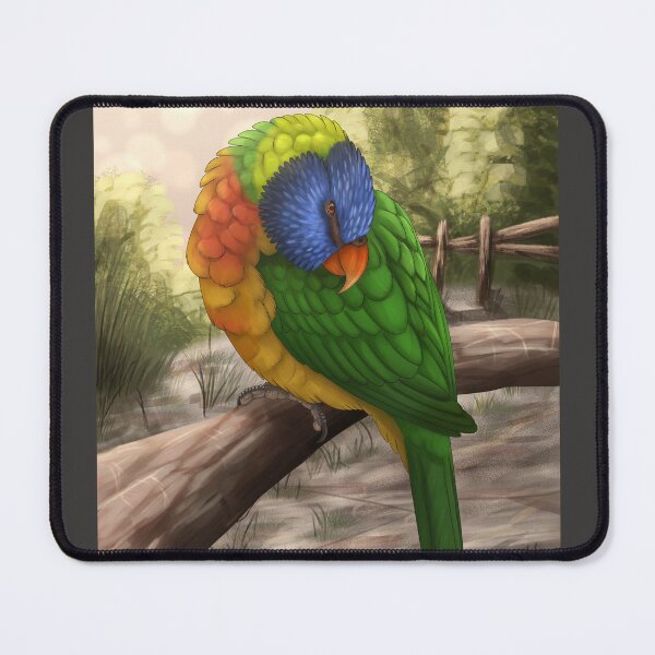 Item preview, Sleepy Lorikeet designed and sold by DragonArtist15.