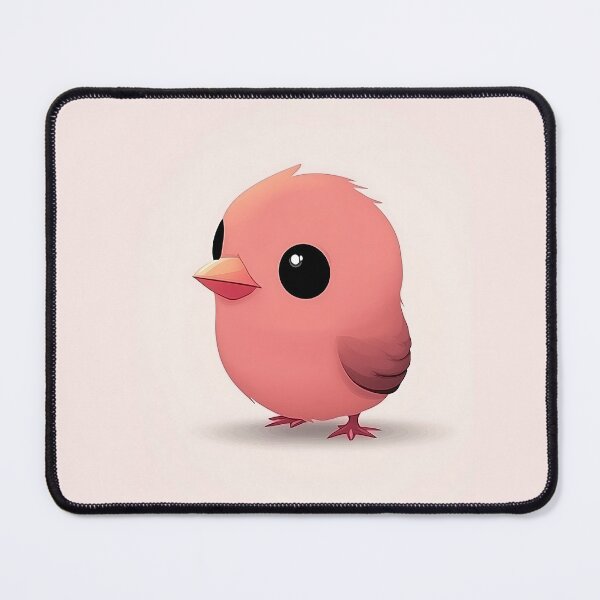 Item preview, Pink Bird Minimalist Cartoon Design designed and sold by GoldenTealArts.