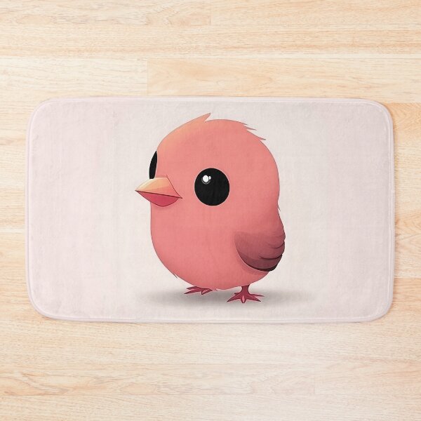 Item preview, Pink Bird Minimalist Cartoon Design designed and sold by GoldenTealArts.