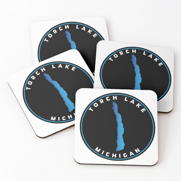 Item preview, Torch Lake Michigan designed and sold by SwiftSlothMedia.
