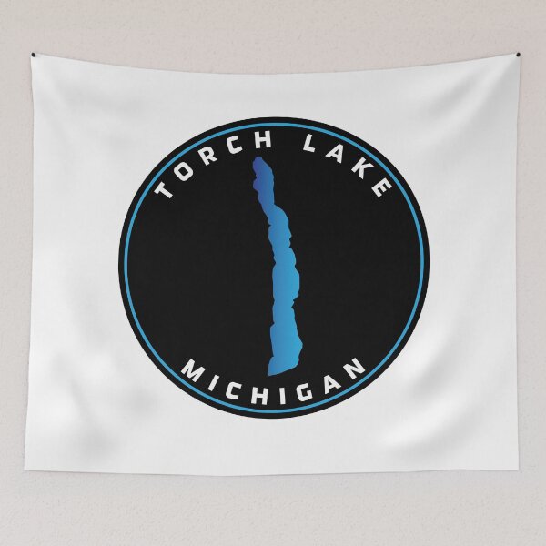 Item preview, Torch Lake Michigan designed and sold by SwiftSlothMedia.