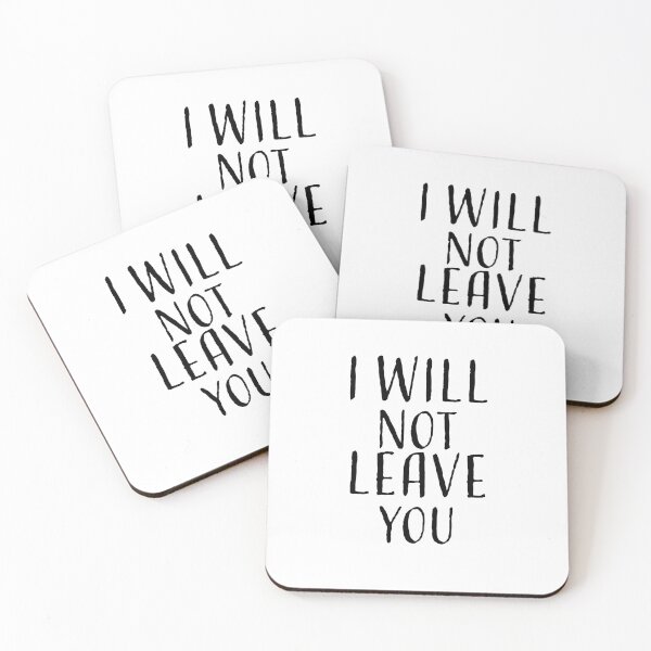 Item preview, I Will Not Leave You - Christian  designed and sold by CrossCrafted.