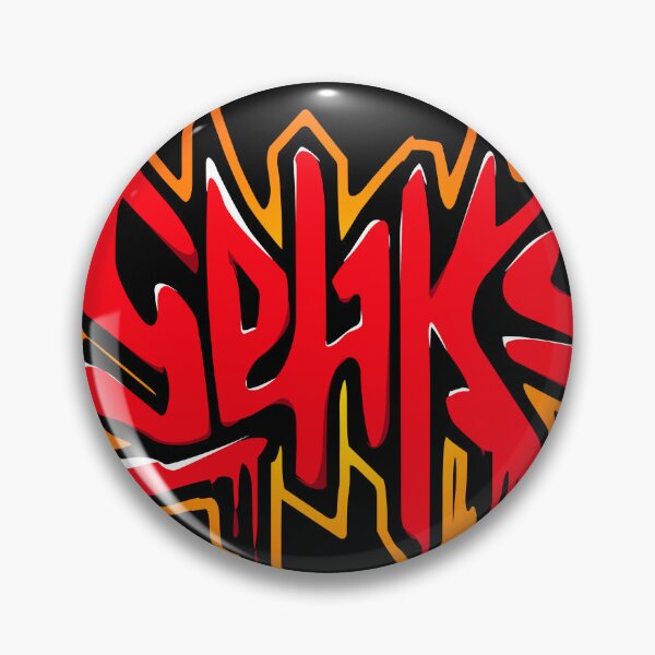 Item preview, sehks red explosion graffiti designed and sold by manuvila.