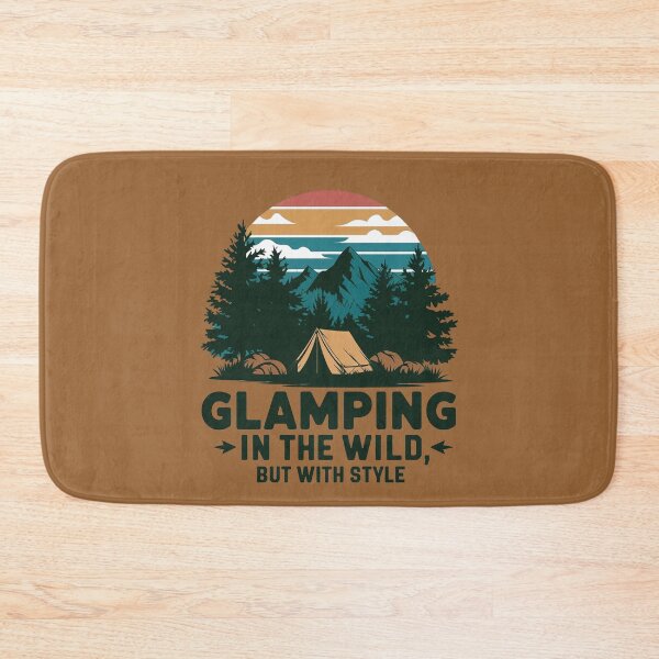 Item preview, Glamping is My Style designed and sold by WikaKowalczyk.