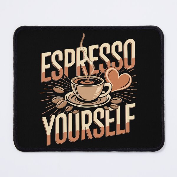 Item preview, Coffee Mug and Beans with Heart (“Espresso Yourself”) designed and sold by Curtistevens.