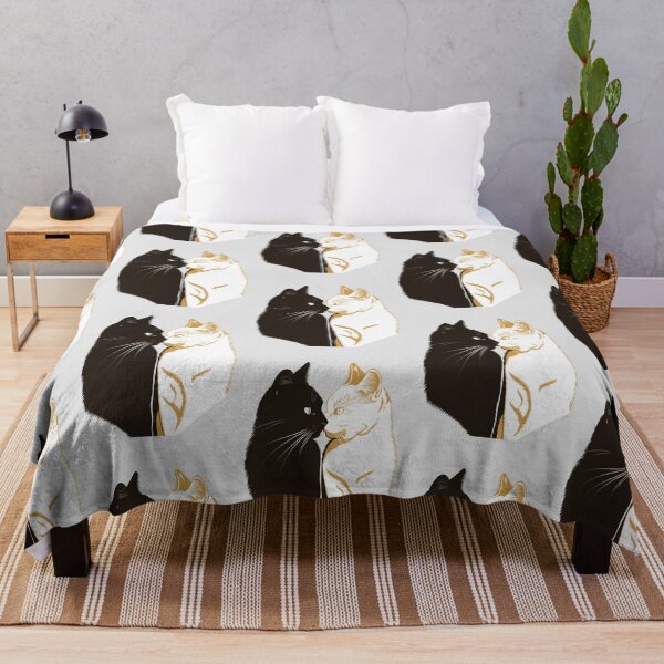 Item preview, Black cat and white cat, Love cats designed and sold by xiao xuans.