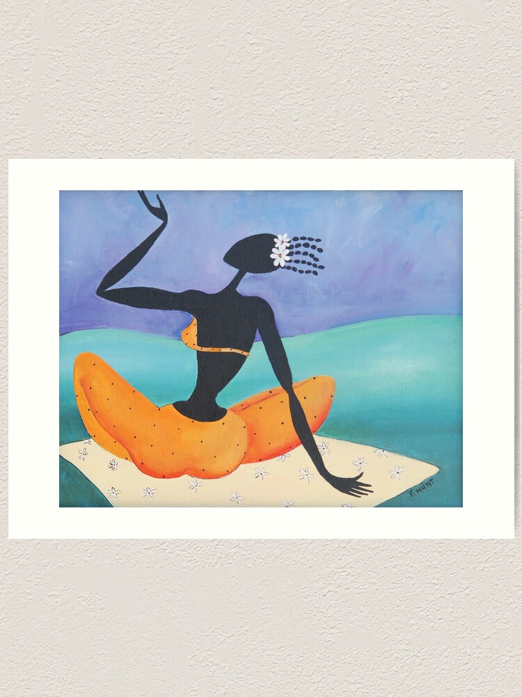 Alternate view of Girlie Girl Art Print