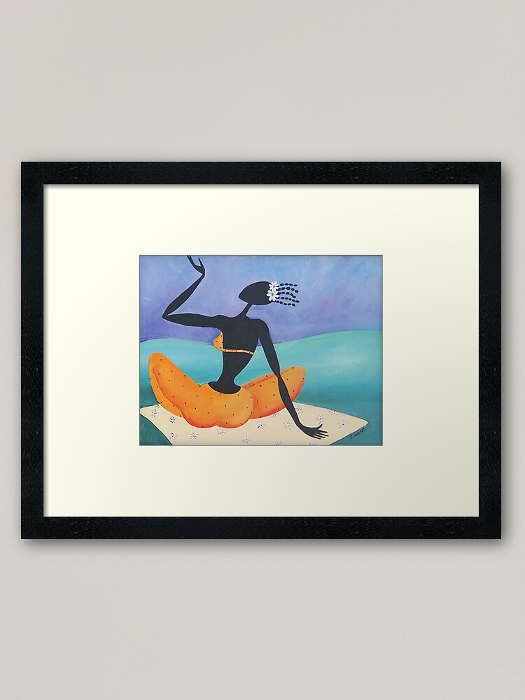 Alternate view of Girlie Girl Framed Art Print
