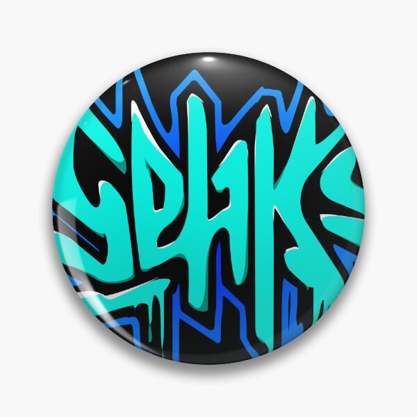 Item preview, sehks blue explosion graffiti designed and sold by manuvila.