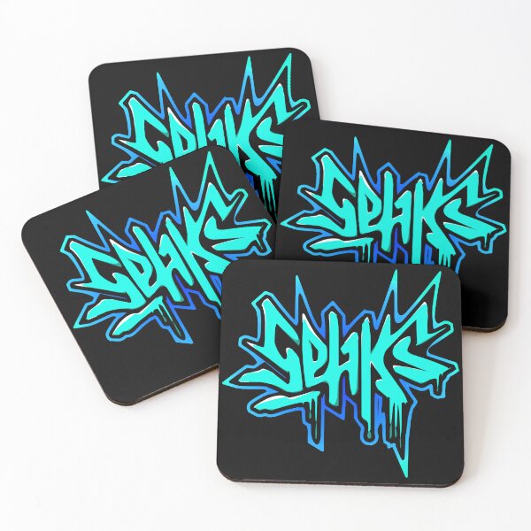 Item preview, sehks blue explosion graffiti designed and sold by manuvila.