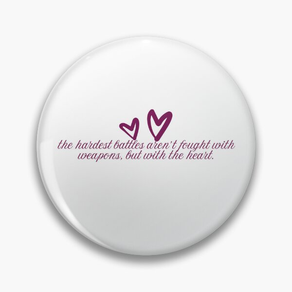 Item preview, "the hardest battles aren't fought with weapons, but with the heart." -iron flame, rebecca yarros designed and sold by madebysam :).