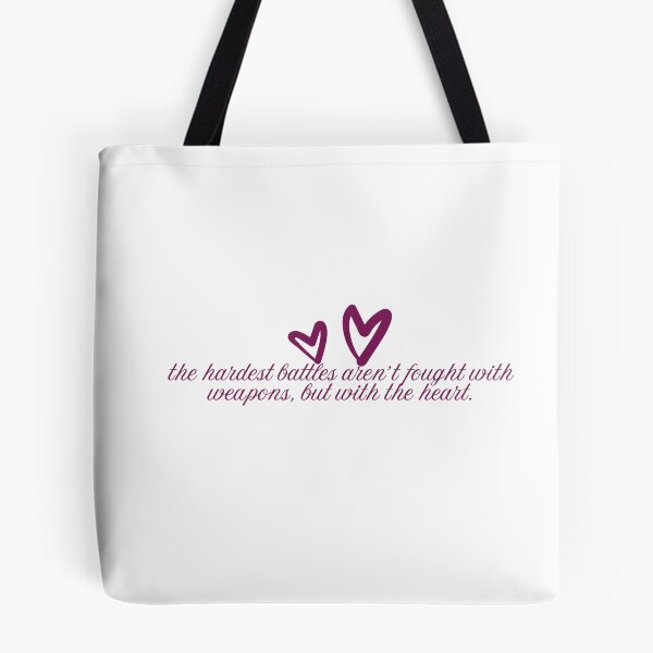 Item preview, "the hardest battles aren't fought with weapons, but with the heart." -iron flame, rebecca yarros designed and sold by madebysam :).