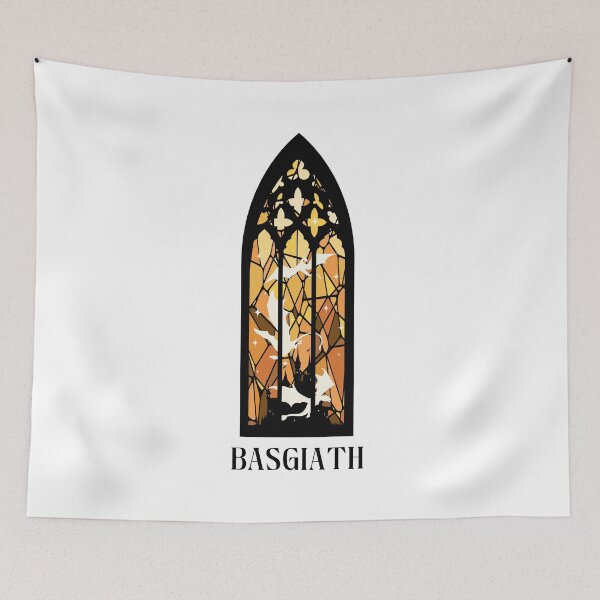 Item preview, Fourth Wing stained glass Basgiath designed and sold by h-helladesign.
