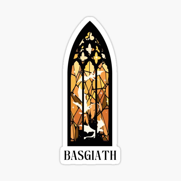 Artikel-Vorschau von Glasmalerei des vierten Flügels von Basgiath, designt und verkauft von h-helladesign.