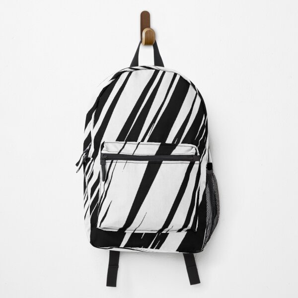 Item preview, Diagonal striped pattern in black and white designed and sold by AnnabellaRh.