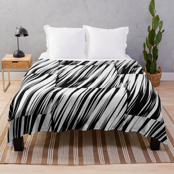 Item preview, Diagonal striped pattern in black and white designed and sold by AnnabellaRh.