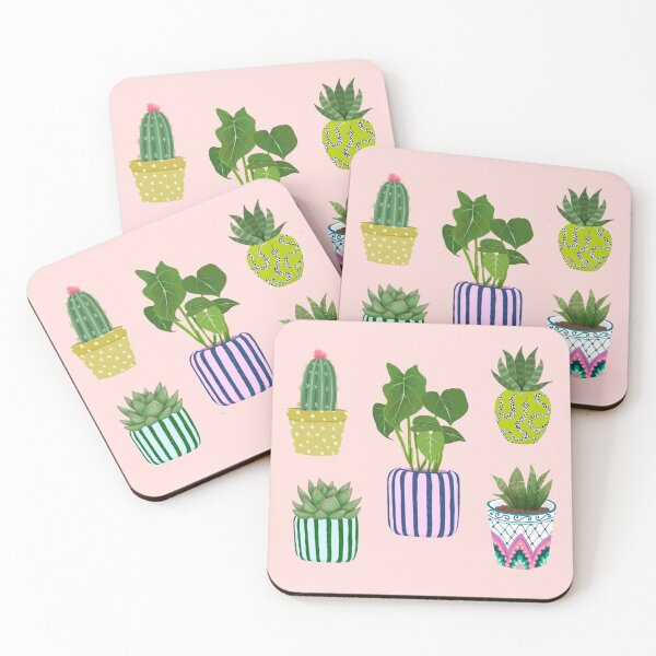 Item preview, Cute illustrated house plants designed and sold by Splendid Scibbles.
