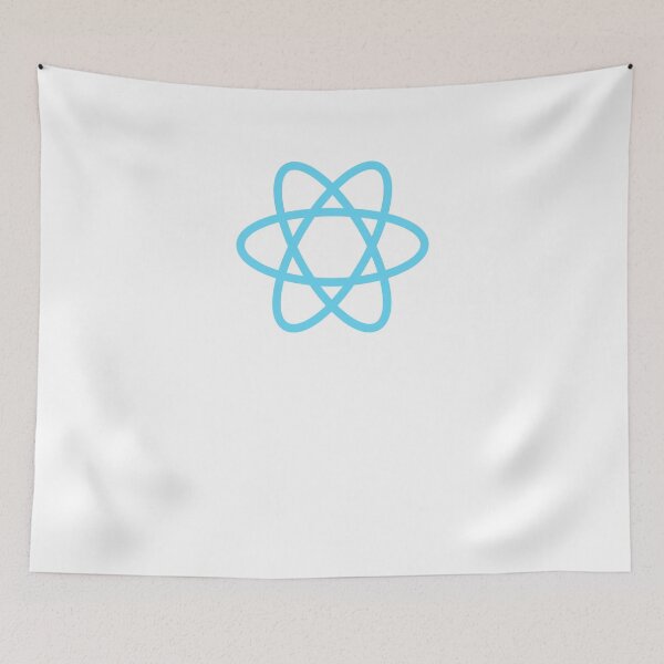 Item preview, React.js Without Dot T-Shirt Dotless Logo designed and sold by Rainwater Merch.